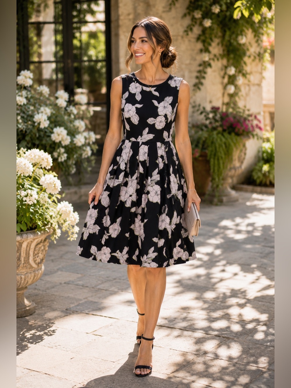 Paul Smith Black Label | Floral Fit & Flare Dress | EU 42 | US 10